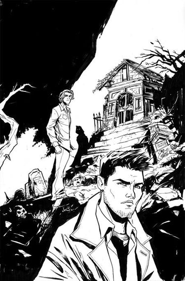 Supernatural #10 Cvr L Inc 1:5 David Cousens Line Art Virgin Var