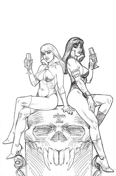 Vampirella (2026) #5 Cvr P Inc 1:10 Joseph Michael Linsner Line Art Virgin Var