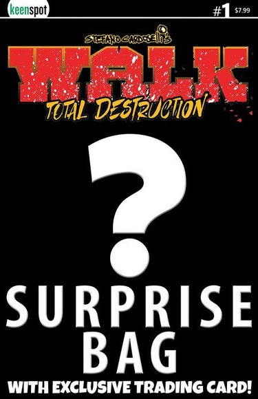 Walk Total Destruction #1 One Shot Cvr B Stefano Cardoselli Surprise Cvr Bagged with Trading Card Var