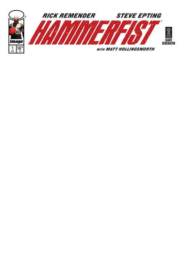 Hammerfist #1 Cvr D Blank Sketch Var MR