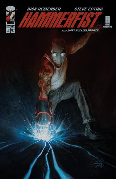 Hammerfist #1 Cvr H Inc 1:100 Andrew Robinson Foil Var MR