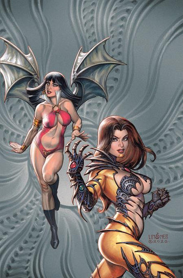 Witchblade Vampirella #1 One Shot Cvr E Inc 1:50 Joseph Michael Linser Virgin Var