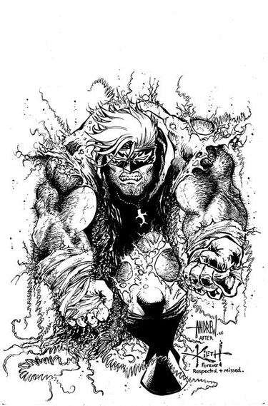 Final Boss #9 Cvr D Inc 1:25 Andrew Mangum B&W Virgin Var MR