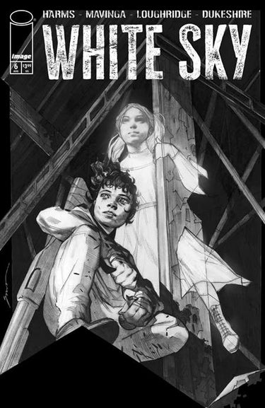 White Sky #6 Cvr D Eliza Ivanova B&W Var MR