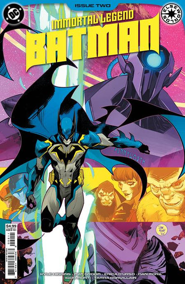 DC Comics Batman Immortal Legend #2 comic book cover featuring Batman in a dynamic pose with detailed artwork by Dan Mora.