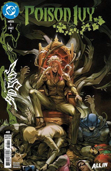 Poison Ivy #48 comic book by DC Comics, cover A featuring Jessica Fong Batman Bad Seeds artwork.