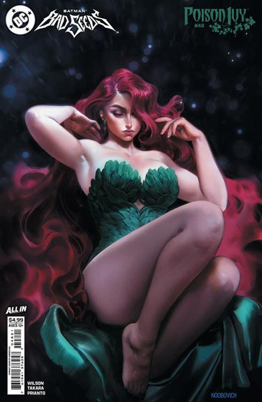 Poison Ivy #48 comic book cover B Noobovich from Batman Bad Seeds series, published by DC Comics, featuring detailed artwork.