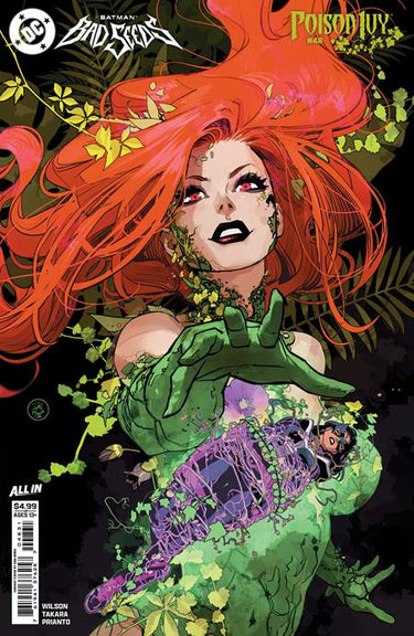 DC Comics Poison Ivy #48 comic book cover featuring Dan Mora's artwork, with vibrant colors and detailed comic art style.