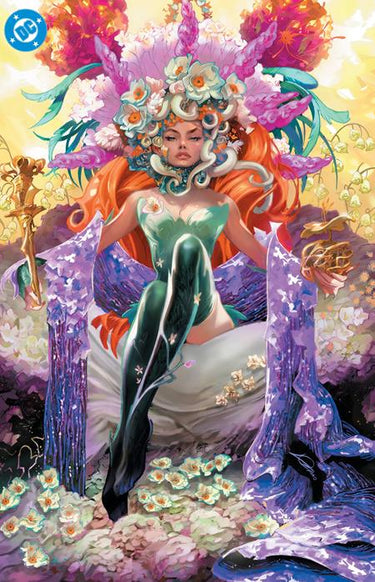 Poison Ivy #48 comic book cover featuring Batman, illustrated by Alexander Lozano, from DC Comics' Bad Seeds Spot Foil series.