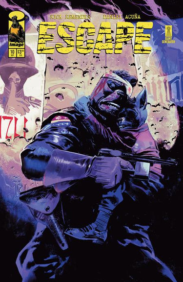 Pre-order comic book Escape #10 Cover A by Daniel Acuna from Image Comics, featuring vibrant artwork and detailed character illustrations.