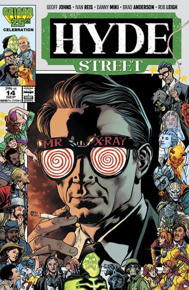 Pre-order comic book Hyde Street #14 cover C by Bryan Hitch & Brad Anderson, part of Image Comics' anniversary variant series.