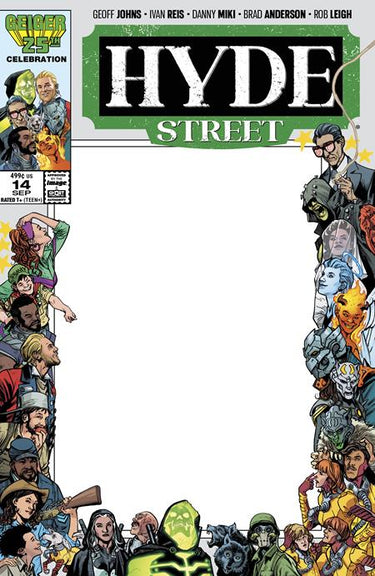 Pre-order Comic Hyde Street #14 Cvr D Blank Sketch Variant by Image Comics, featuring a blank sketch cover for custom artwork.