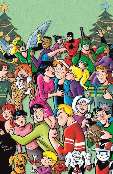 Archies Christmas Spectacular One Shot Cvr D Dan Parent Foil Full Art Var