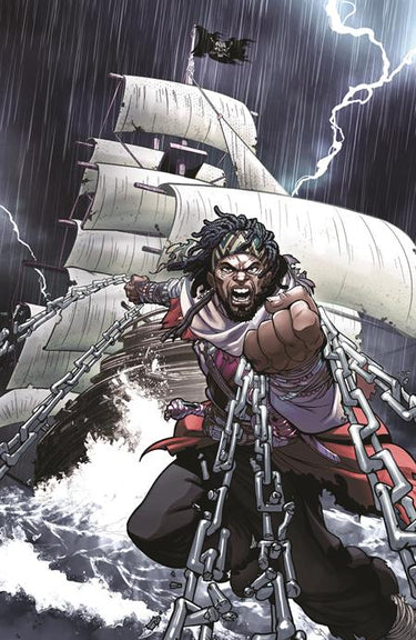 Shaquille Oneal Presents Vengeance Unchained the Legend of Black Caesar #1 (Of 5) Cvr D Ray Anthony Height Foil Full Art Var