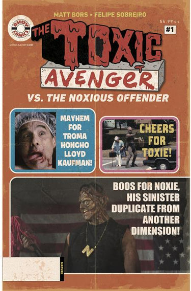 Toxic Avenger vs the Noxious Offender #1 (Of 5) Cvr C 5 Copy Troma Photo Wrasslin Magazine Unlock Var