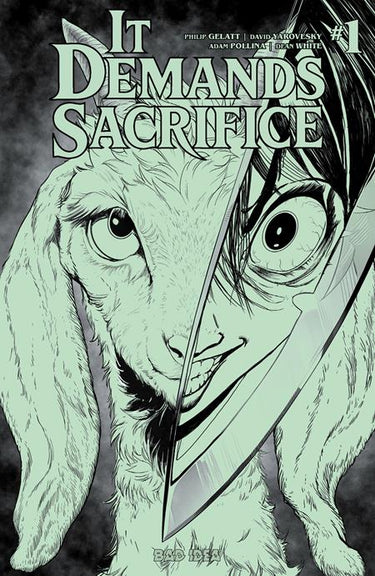 It Demands Sacrifice #1 (Of 4) Cvr J Adam Pollina Glow in the Dark Var