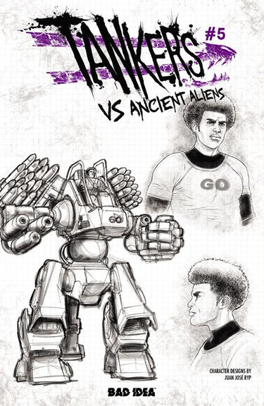 Tankers vs Ancient Aliens #5 (Of 5) Cvr C Juan Jose Ryp Design Var
