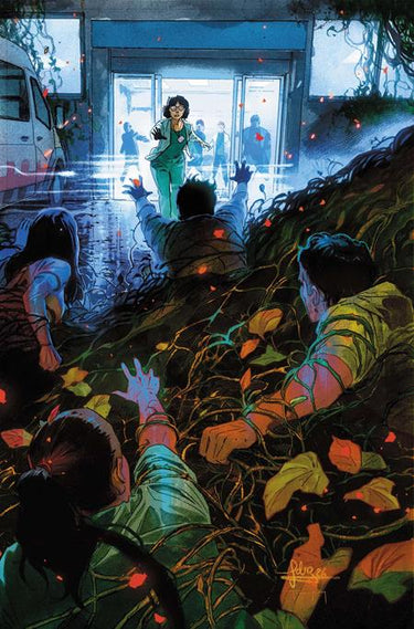 Pre-order Batman Bad Seeds Gotham General #2 comic by DC Comics, cover B illustrated by Javi Fernandez featuring Batman in Gotham.