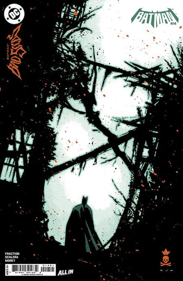 Batman #14 comic book cover J variant by David Aja, featuring dark, detailed artwork on high-quality card stock from DC Comics.
