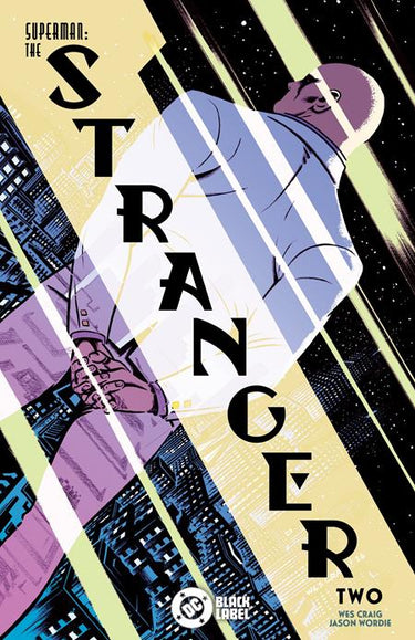 Superman the Stranger #2 comic book cover featuring Superman in a dynamic pose, published by DC Comics.