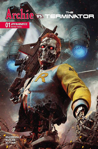 Archie vs the Terminator #1 Cvr B Bjorn Barends Var