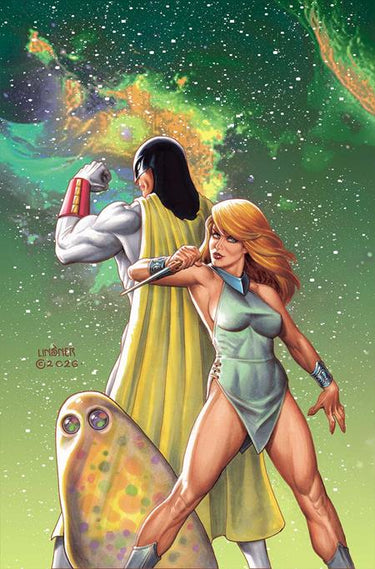 Space Ghost vs the Herculoids #2 Cvr K Inc 1:20 Joseph Michael Linsner Virgin Var