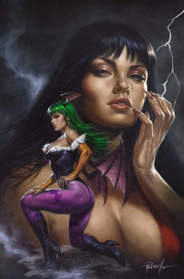Vampirella vs Darkstalkers Special #1 One Shot Cvr G Lucio Parrillo Metal Premium Var