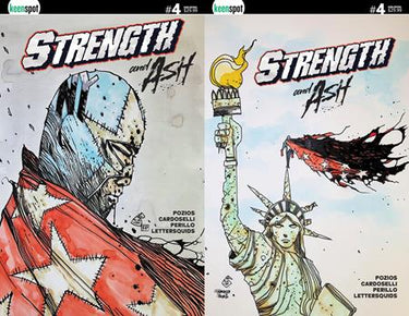 Strength & Ash #4 Cvr D Stefano Cardoselli Francesca Perillo Holofoil Flip Cvr Var