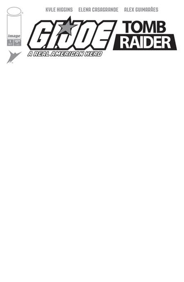 Gi Joe a Real American Hero Tomb Raider #1 (Of 5) Cvr G Blank Sketch Var