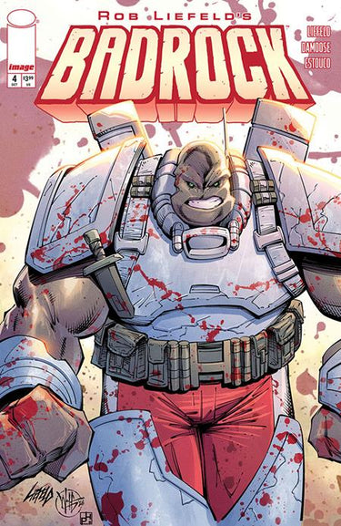 Pre-order comic book Badrock #4 Cover B by Rob Liefeld, Variant edition from Image Comics featuring dynamic superhero artwork.