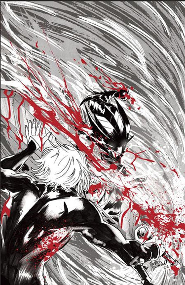 Fireborn #5 Cvr E Patrick Mulholland Black and White and Blood Virgin Cardstock Var