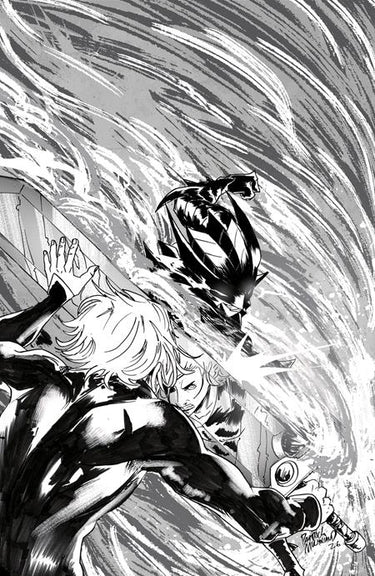 Fireborn #5 Cvr E Patrick Mulholland Black and White and Blood Virgin Cardstock Var