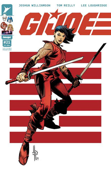 G.I. Joe #21 Second Printing comic book cover by Jason Howard