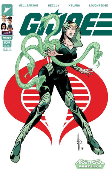 G.I. Joe #25 Second Printing comic book cover by Jason Howard