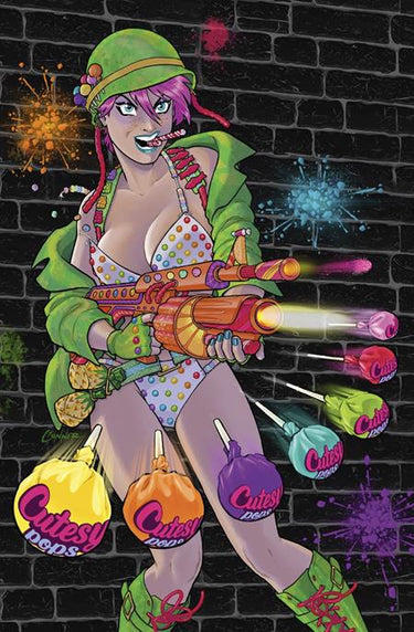 Pop Kill Big Candy #1 (Of 4) Cvr I Inc 1:10 Amanda Conner Virgin Var