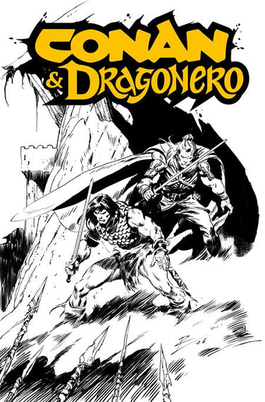 Conan & Dragonero #1 Sdcc Exclusive Rob De La Torre Inks Cardstock Var