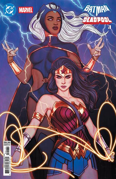 Dc Marvel Batman Deadpool #1 (One Shot) Cvr H Jenny Frison Wonder Woman Storm Card Stock Var