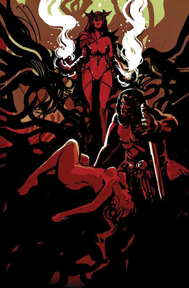 Pre-order comic book Cimmerian a Witch Shall Be Born #1 cover E featuring artwork by Stephanne Perger, published by ABLAZE