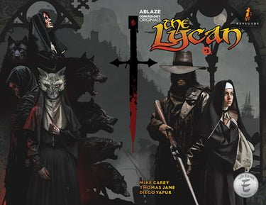 Pre-order comic book Lycan #3 of 3 Cover A by Tim Bradstreet from ABLAZE, featuring dark, detailed artwork on the cover.