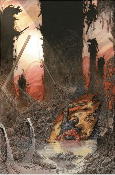 Planet Death #2 (Of 4) 2nd Ptg Cvr B INC 1:20 Michael Kaluta Virgin Variant comic book cover
