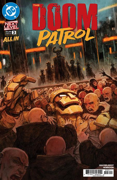 Doom Patrol #3 Cover A comic book by Niko Henrichon from DC Comics, featuring superhero characters on the cover.