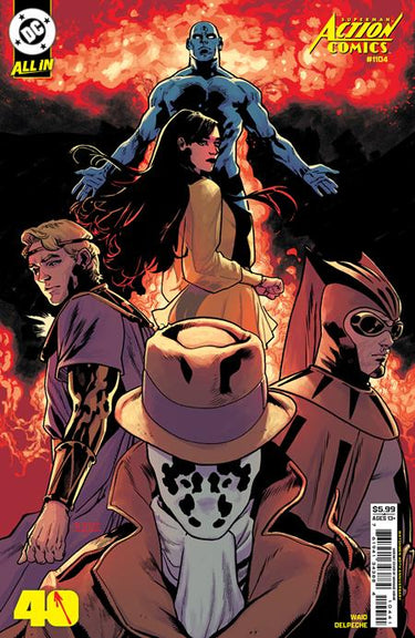 Action Comics #1104 Cvr D Mahmud Asrar Watchmen 40th Anniversary Card Stock Var