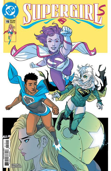 Cover art for Supergirl #19 Cvr A by Sophie Campbell, a DC Comics pre-order comic featuring Supergirl in a dynamic pose.