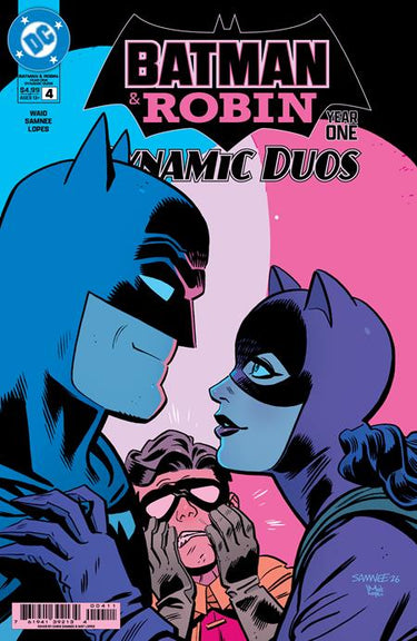 Cover of Batman & Robin Year One Dynamic Duos #4 comic by DC Comics, featuring Batman and Robin in a dynamic illustration.