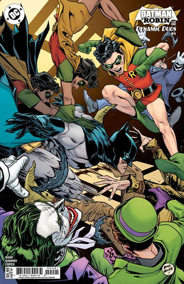 Batman & Robin Year One Dynamic Duos #4 comic book cover featuring Batman and Robin drawn by Brad Walker, vibrant cover art, DC Comics.