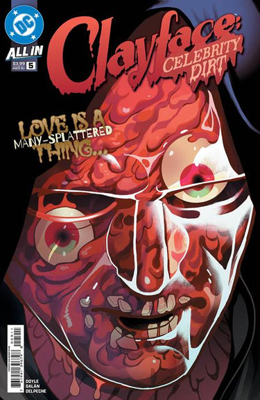 Pre-order DC Comics Clayface Celebrity Dirt #5 comic cover featuring Baldemar Rivas art, part of the Clayface celebrity dirt series.