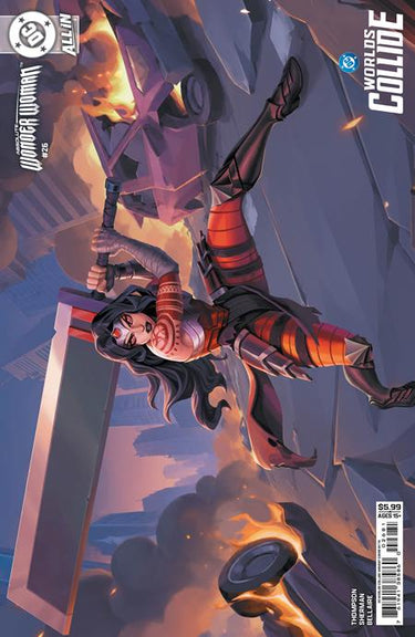 Absolute Wonder Woman #26 Cvr E DC Worlds Collide Card Stock Variant comic cover by DC Comics
