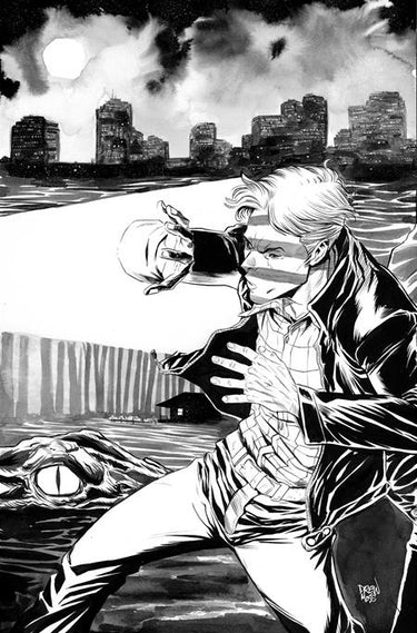 Supernatural Dean Winchester #2 Cvr L INC 1:7 Drew Moss Line Art Virgin Variant comic book variant cover by Drew Moss