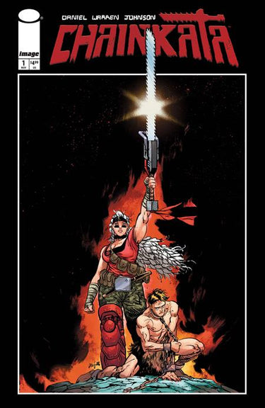 Pre-order comic book Chainkata #1 Cvr G Inc 1:100 by Daniel Warren Johnson & Mike Spicer, featuring sword and sorcery artwork from Image Comics.