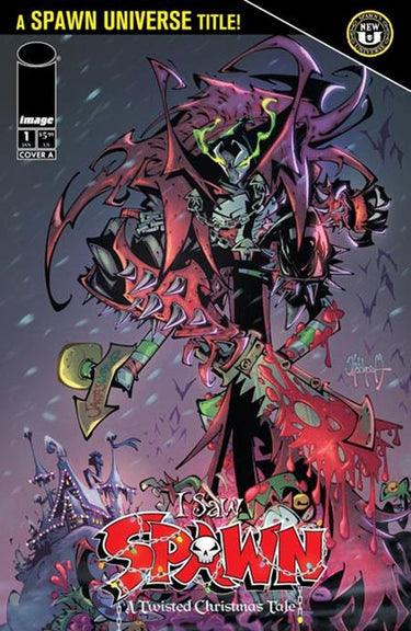 Pre-order comic book "I Saw Spawn a Twisted Christmas Tale #1" by Rob Sketchcraft Duenas, published by Image Comics.